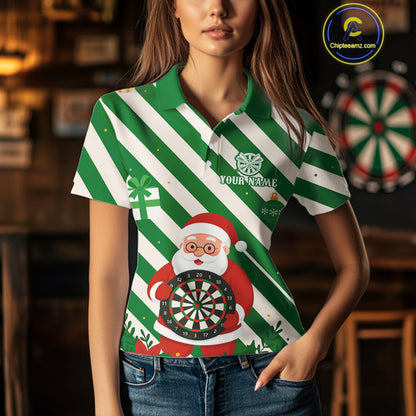 Custom Funny Christmas Darts Jersey For Women Outfit Xmas Holiday Dart Gifts, Dart Jersey NYN1275