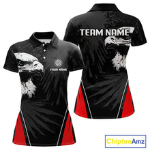 Load image into Gallery viewer, Custom Women's Darts Jersey Grunge Eagle And Dartboard Design For Darts Team NYN0272