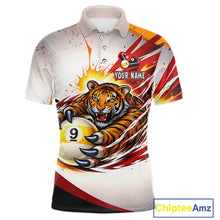 Load image into Gallery viewer, Red Thunders Tiger Claws Pool 8 Ball Billiard Shirt For Men Personalized Billiard Team Jerseys NYN2631