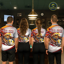 Load image into Gallery viewer, Red Thunders Tiger Claws Pool 8 Ball Billiard Shirt For Men Personalized Billiard Team Jerseys NYN2631
