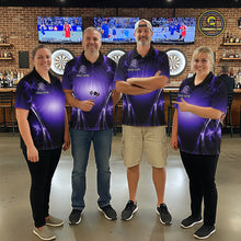 Load image into Gallery viewer, Custom Light Purple Cobra Darts Men Polo &amp; 1/4-Zip Dart Shirt Funny Rich Cobra Outfit Dart Jerseys NYN2902