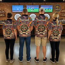 Load image into Gallery viewer, Funny Dartboard Smoking Men Darts Team Shirt Personalized Graffiti Dart Polo Jerseys NYN2554