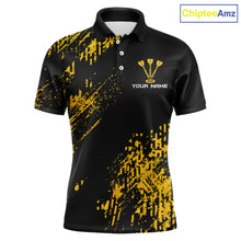 Load image into Gallery viewer, Personalized Funny Beer Cheer And Play Darts Polo &amp; 1/4-Zip Shirt For Men Beers Dart Team Jerseys NYN2946