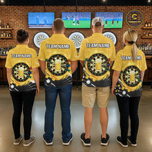 Load image into Gallery viewer, Personalized Play Darts And Cheer Beers Women Darts Polo Shirts Funny Dart League Jerseys NYN2184