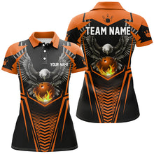 Load image into Gallery viewer, Custom Eagle Bowling Shirts Polo Bowling Team League for  Women QZT434