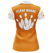 Load image into Gallery viewer, Personalized Bowling Shirt Polo Bowling Shirt for Women Bowling Team League QZT279
