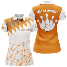 Load image into Gallery viewer, Personalized Bowling Shirt Polo Bowling Shirt for Women Bowling Team League QZT279