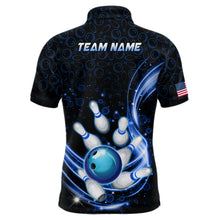 Load image into Gallery viewer, Personalized Camo Bowling Shirt for Men Custom Bowling Jersey Bowling Team League Polo Shirt QZT251