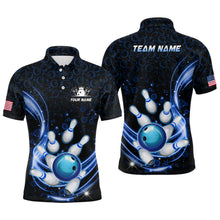 Load image into Gallery viewer, Personalized Camo Bowling Shirt for Men Custom Bowling Jersey Bowling Team League Polo Shirt QZT251