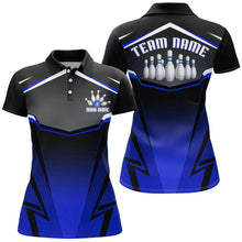 Load image into Gallery viewer, Custom Bowling Shirt for Women Bowling Jersey Bowling Team League Polo Shirt QZT140