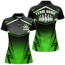 Load image into Gallery viewer, Custom Bowling Shirt for Women Bowling Jersey Bowling Team League Polo Shirt QZT140