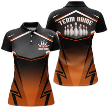 Load image into Gallery viewer, Custom Bowling Shirt for Women Bowling Jersey Bowling Team League Polo Shirt QZT140