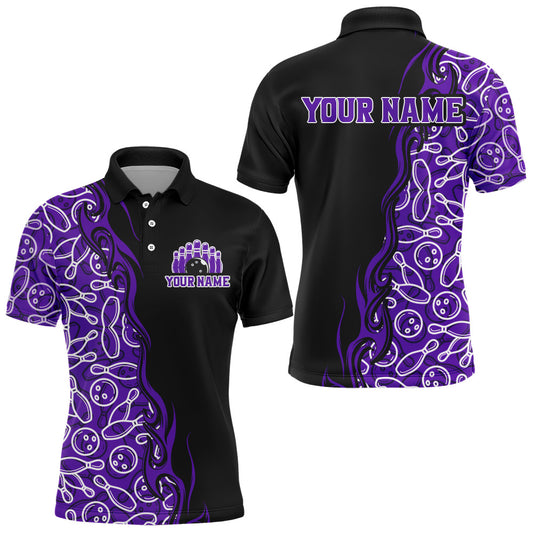 Custom Bowling Shirt for Men Personalized Bowling Jersey Bowling Team League Polo Shirt QZT66
