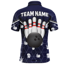 Load image into Gallery viewer, Personalized Camo Polo Shirt Bowling Shirt for Men Custom Bowling Jersey Bowling Team League QZT253