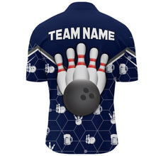Load image into Gallery viewer, Personalized Camo 1/4 Zip Shirt Bowling Shirt for Men Custom Bowling Jersey Bowling Team League QZT253