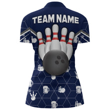 Load image into Gallery viewer, Personalized Camo 1/4 Zip Shirt Bowling Shirt for Women Custom Bowling Jersey Bowling Team League QZT253