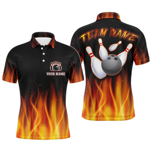 Personalized Bowling Jersey with Name and Team Name Custom Bowling Team Jersey Bowling Polo Shirt for Men QZT17