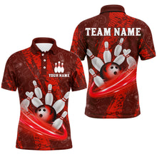 Load image into Gallery viewer, Custom Men 3D Bowling Shirts Bowling Team Jersey Polo Bowlers Gifts Multicolor QZT473