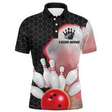Load image into Gallery viewer, Personalized Bowling Shirt for Men Bowling Jersey Polo Shirt Unisex QZT284