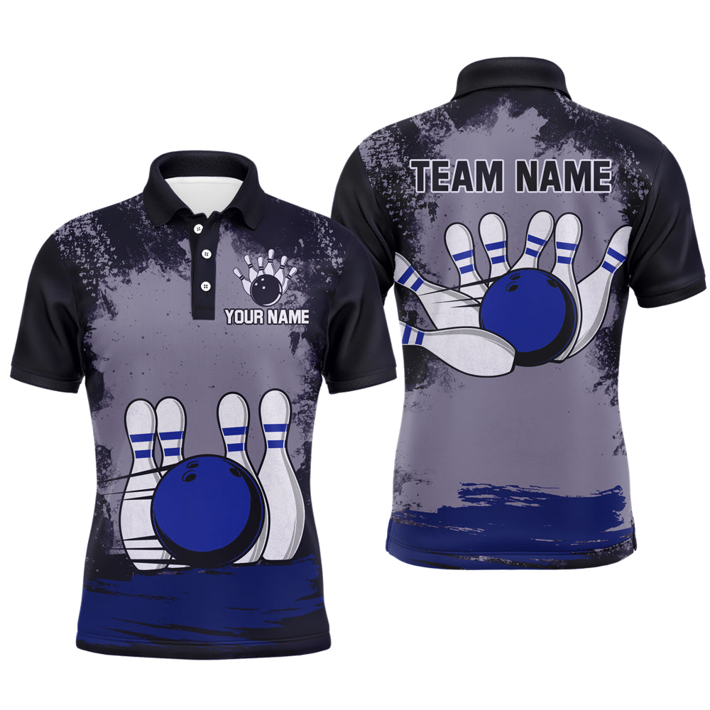 Personalized Bowling Team Shirts Multicolor Men's Bowling Shirt Polo Bowling Gifts QZT490