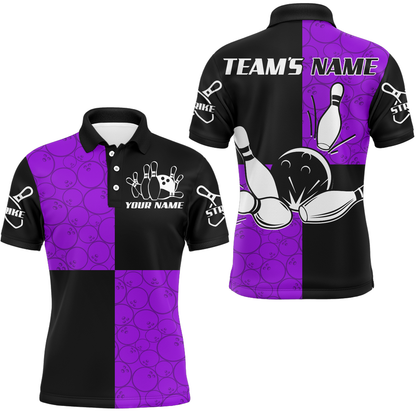 Polo Bowling Shirts Customized for Men Bowling Jersey Bowling Team League QZT425