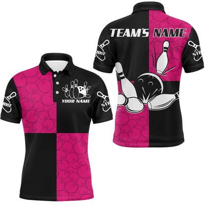 Polo Bowling Shirts Customized for Men Bowling Jersey Bowling Team League QZT425