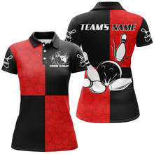 Load image into Gallery viewer, Polo Bowling Shirts Customized for Women Bowling Jersey Bowling Team League QZT425