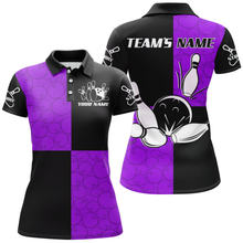 Load image into Gallery viewer, Polo Bowling Shirts Customized for Women Bowling Jersey Bowling Team League QZT425
