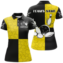 Load image into Gallery viewer, Polo Bowling Shirts Customized for Women Bowling Jersey Bowling Team League QZT425