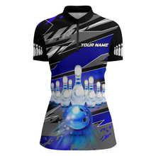 Load image into Gallery viewer, Personalized Bowling Shirt for Women Bowling Jersey with Name Team Name 1/4 Zip Shirt Unisex QZT267