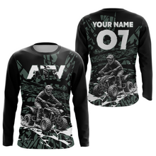 Load image into Gallery viewer, Custom ATV Motocross Jersey Green Quad Bike Shirt Men Women Kid Racing Off-Road MHT201