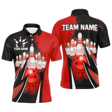 Load image into Gallery viewer, Personalized Bowling Shirts for Men Bowling Team Jersey Polo Bowling Shirt QZT440