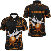 Load image into Gallery viewer, Personalized 3D Men&#39;s Bowling Team Jersey Bowling Shirt American Bowling Polo Shirt QZT33