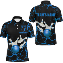 Load image into Gallery viewer, Personalized 3D Men&#39;s Bowling Team Jersey Bowling Shirt American Bowling Polo Shirt QZT33