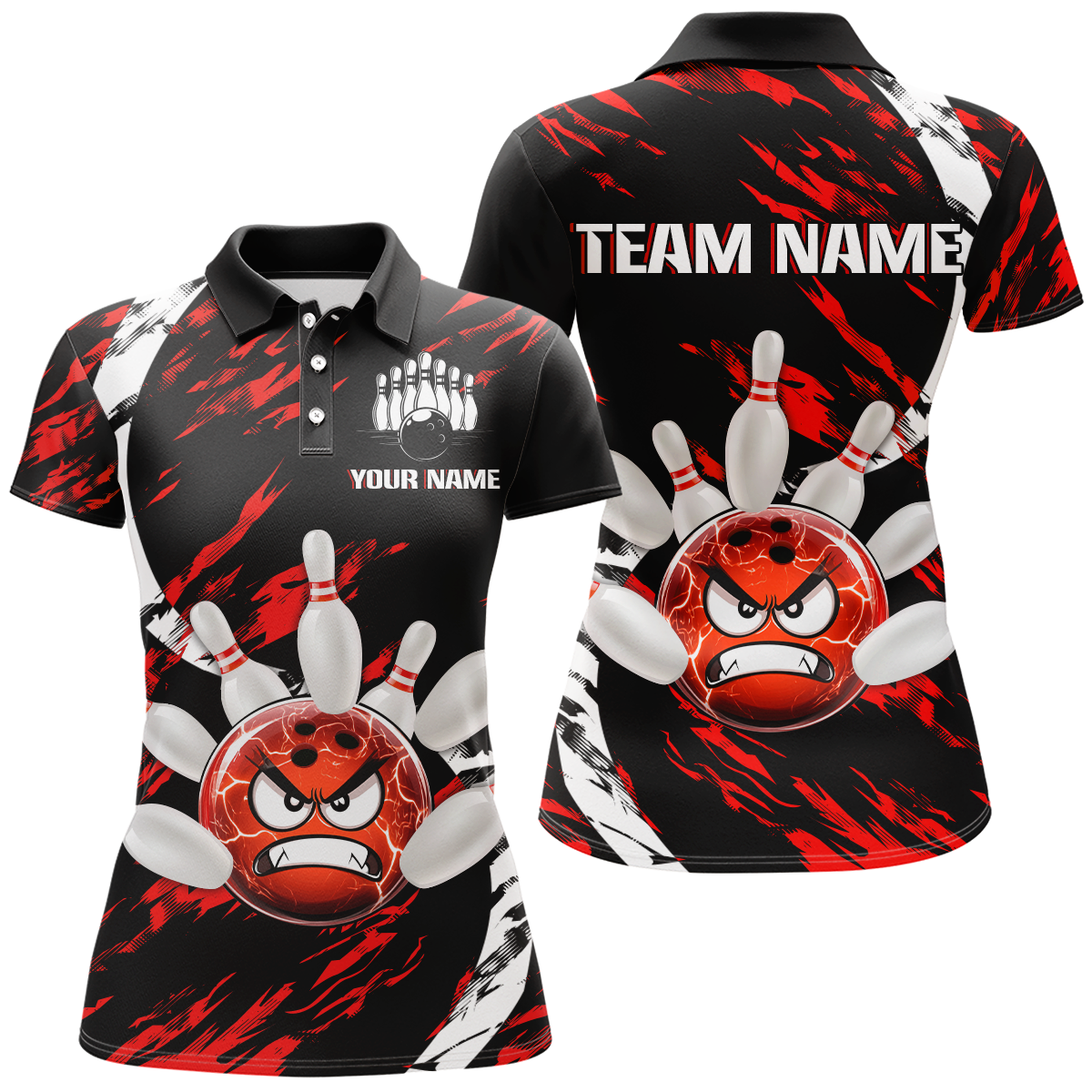Men's Bowling Shirt Custom Bowling Jersey Polo Bowling Multicolor Team Shirts QZT483
