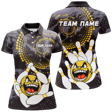 Load image into Gallery viewer, Personalized Bowling Shirts for Women Polo Camo Bowling Jersey Bowling Team League QZT446