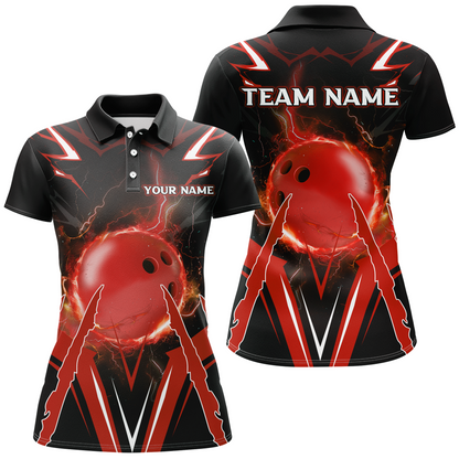 Personalized Bowling Team Shirts for Women Polo Bowling Shirt Multicolor QZT455