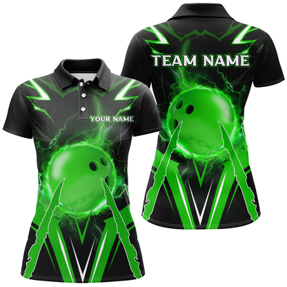 Personalized Bowling Team Shirts for Women Polo Bowling Shirt Multicolor QZT455