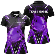 Load image into Gallery viewer, Personalized Bowling Team Shirts for Women Polo Bowling Shirt Multicolor QZT455