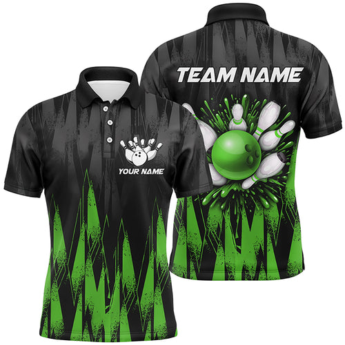 Unisex Bowling Team Jerseys Custom Green Bowling Polo Shirt For Men & Women BDT458
