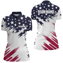 Load image into Gallery viewer, Custom American Bowling 1/4 Zip Shirts Men &amp; Women Patriotic Bowling Jersey Team League Unisex BDT550