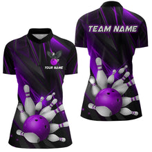 Load image into Gallery viewer, Eagle Bowling Shirts For Men &amp; Women Custom Team Bowling Jersey Uniform Bowler Gift | Purple BDT524