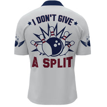 Load image into Gallery viewer, I Don't Give A Split Bowling Quarter-Zip Shirt Men Custom American Bowling Jersey BDT276