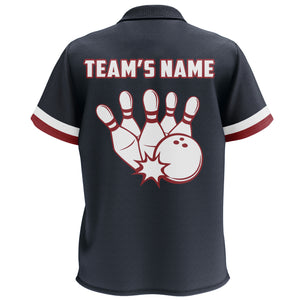 Kid Bowling Shirts Custom Kid Bowling Jersey Patriotic Bowling Polo Shirt For Team BDT513