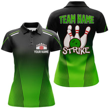 Load image into Gallery viewer, Strike Bowling Shirts For Women Custom Bowling Polo Shirts Team League Bowling Jerseys BDT346