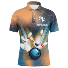 Load image into Gallery viewer, Personalized Bowling Polo Shirt For Men 3D Bowling Jersey Custom Bowling Team League Shirts BDT204
