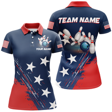 Load image into Gallery viewer, Patriotic Bowling Jersey for Men &amp; Women Custom American Bowling Shirts Team League BDT549