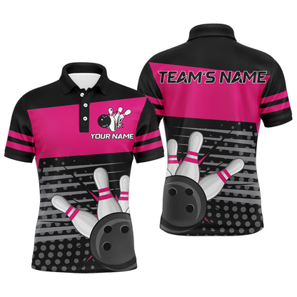Bowling Polo Shirts For Men Bowling Team Jersey Custom Bowling Shirt BDT220