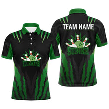 Load image into Gallery viewer, Strike Bowling Jersey For Men Personalized Bowling Shirt Team Bowling Polo Shirt BDT286