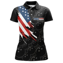 Load image into Gallery viewer, American Bowling Shirts Women Custom Bowling Polo Shirt Team League Bowling Jerseys BDT348